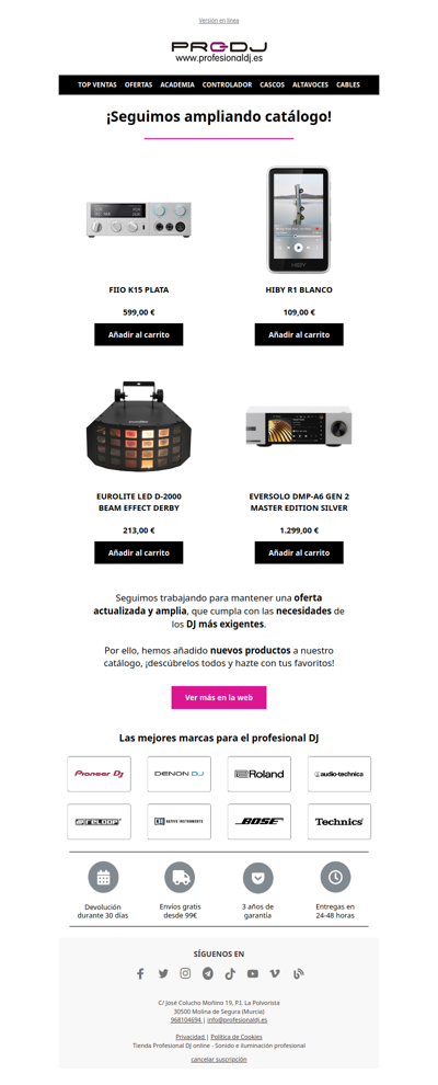 ¡Descubre las novedades de este mes!