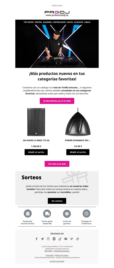 ¡No querrás perderte estas novedades!