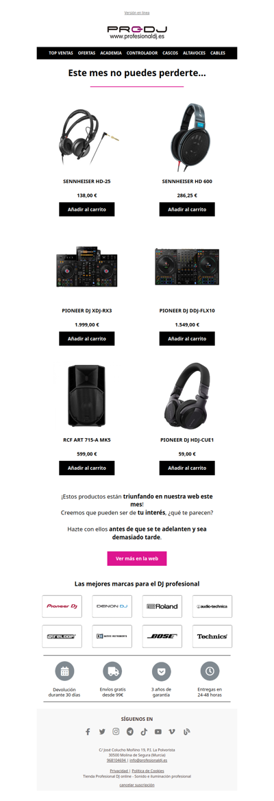 ¡Tus imprescindibles de este mes!