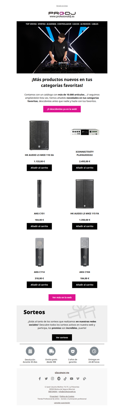 ¡No querrás perderte estas novedades!