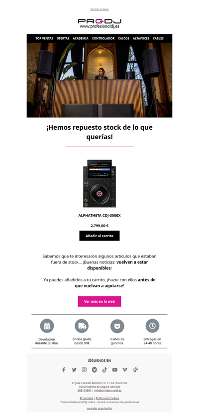 ¡Tenemos buenas noticias para ti!