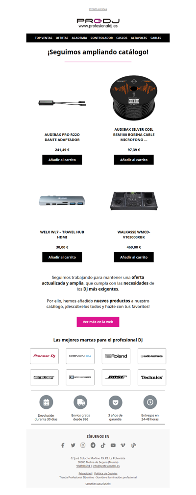 ¡Descubre las novedades de este mes!