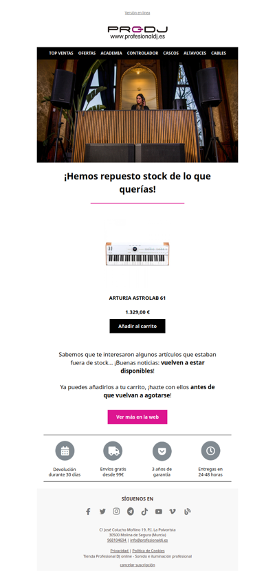 ¡Tenemos buenas noticias para ti!
