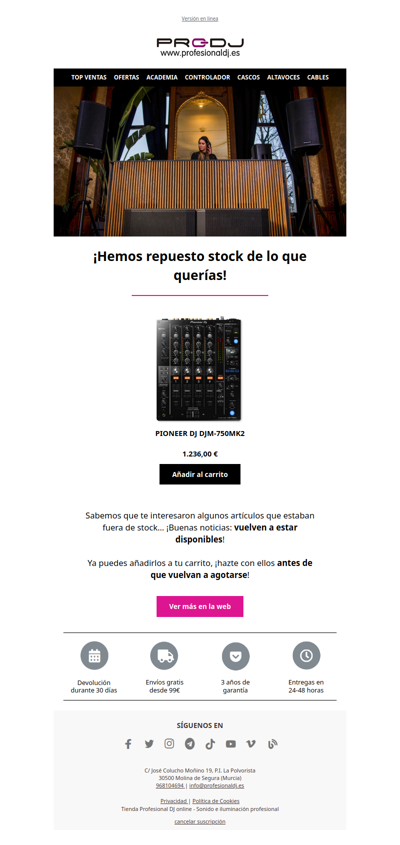 ¡Tenemos buenas noticias para ti!