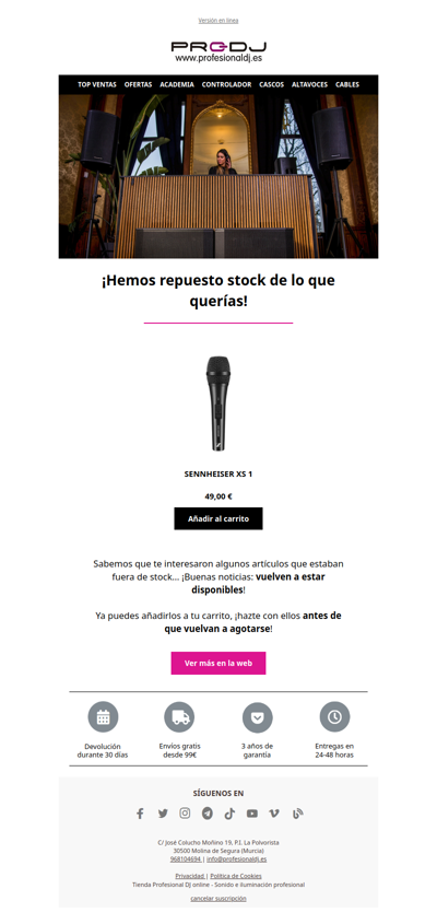 ¡Tenemos buenas noticias para ti!