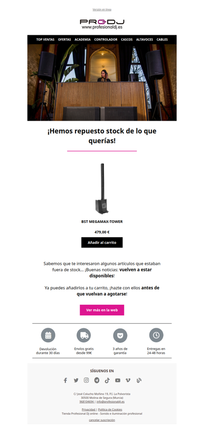 ¡Tenemos buenas noticias para ti!
