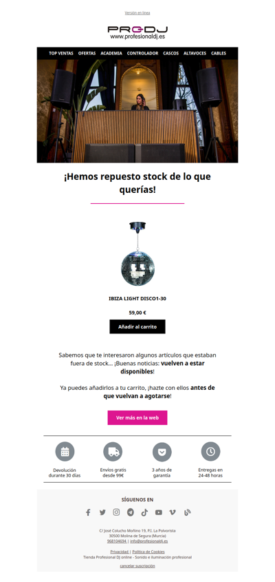¡Tenemos buenas noticias para ti!