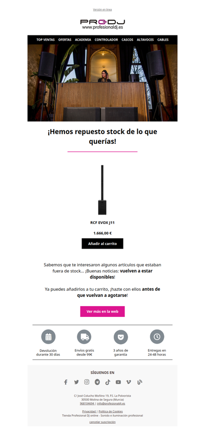 ¡Tenemos buenas noticias para ti!