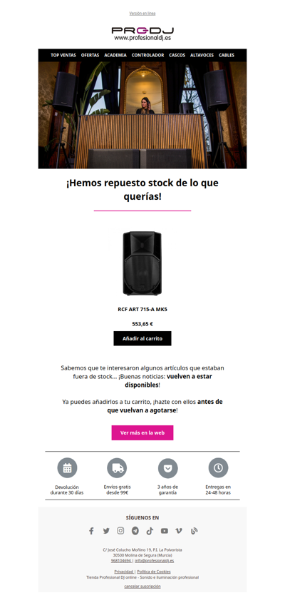 ¡Tenemos buenas noticias para ti!