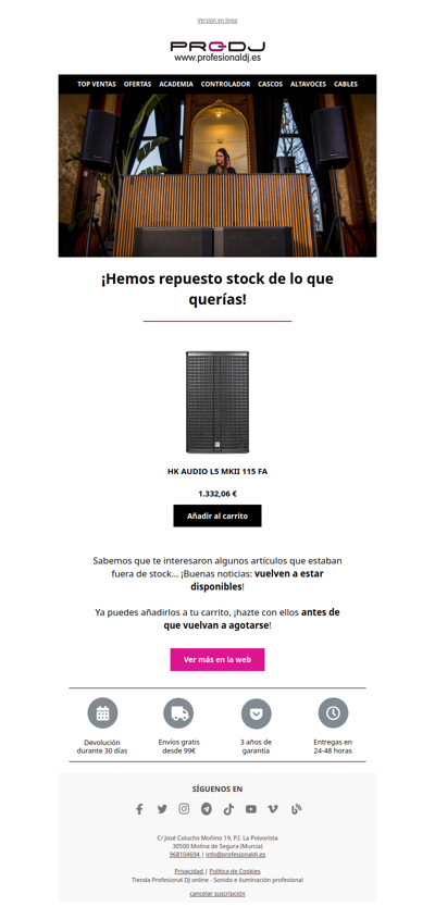 ¡Tenemos buenas noticias para ti!