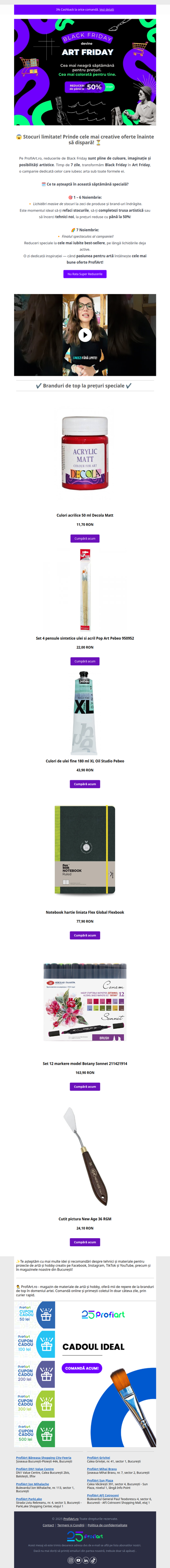 ⏳ Nu Rata Super Reducerile de Black Friday! ⏳