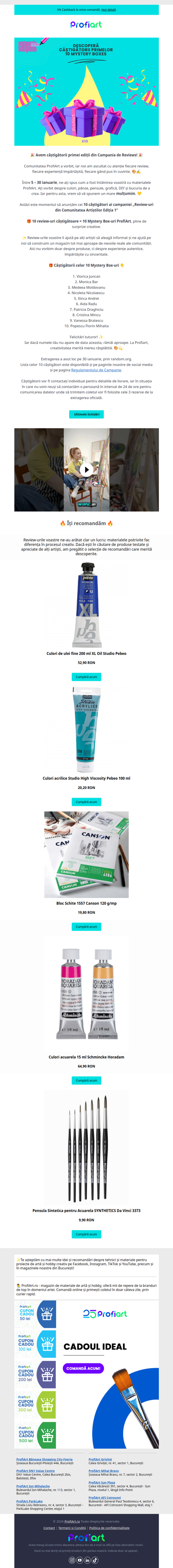 Comunitatea a vorbit. Noi am premiat ✨