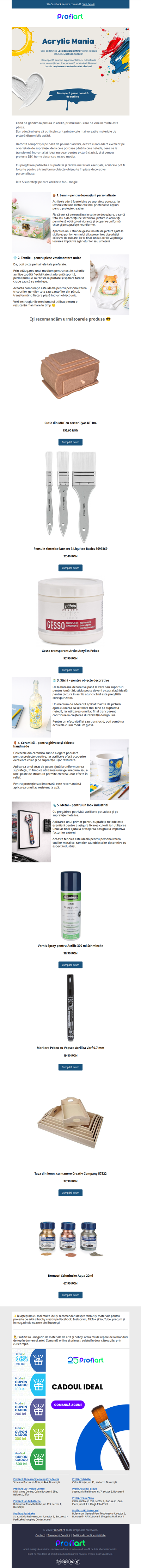 🛠️ 5 suprafețe surprinzătoare pe care poți picta cu acrilice