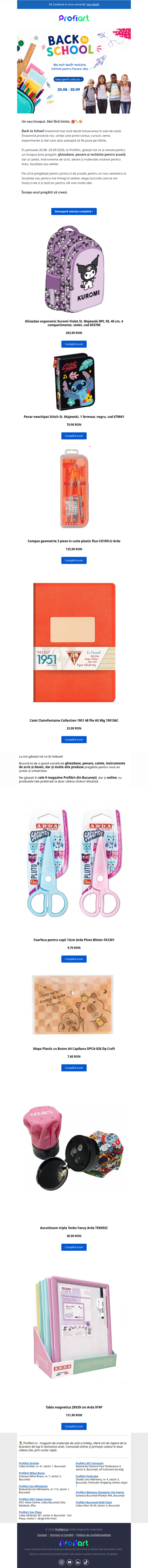 Ai început pregătirile pentru noul an școlar? 🎒