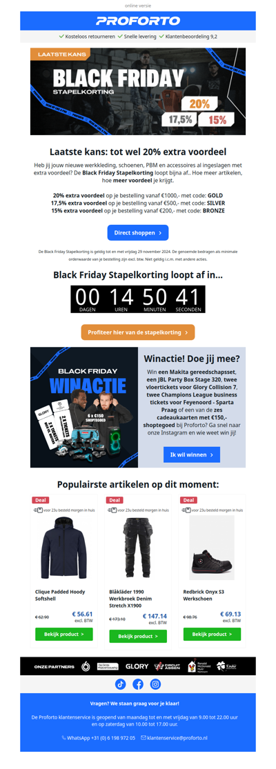 Winactie & Extra Black Friday voordeel 🎁