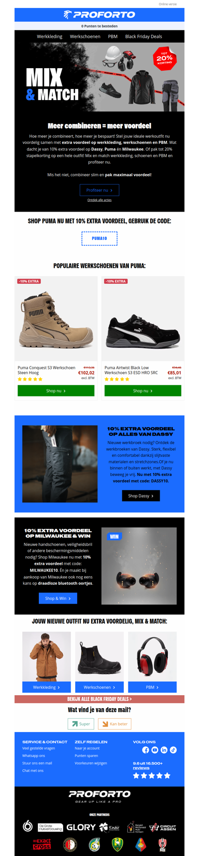 Mix & Match voor extra veel voordeel