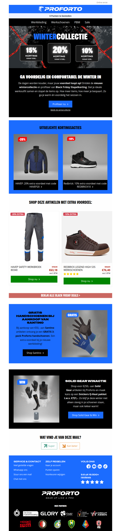 Warm de winter in met 20% Black Friday Stapelkorting 🔥