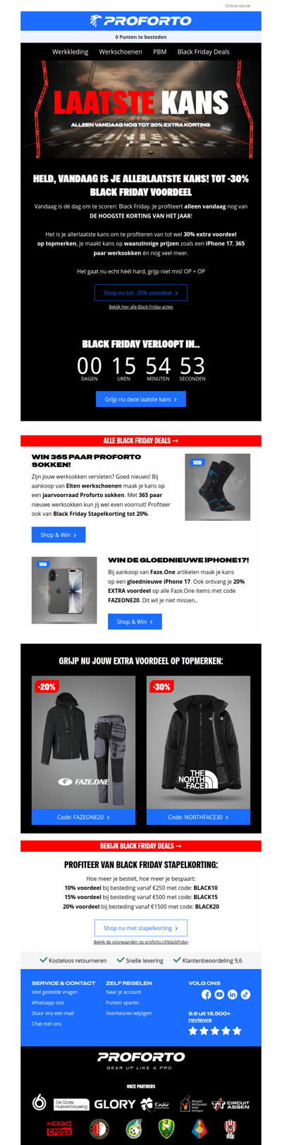 ⏰ NU OF NOOIT: -30% Black Friday korting