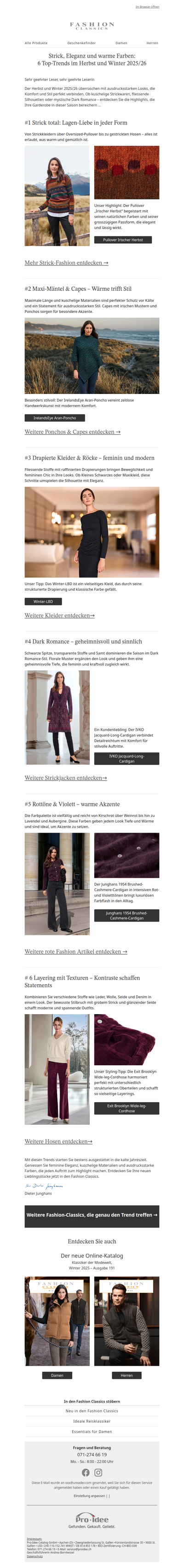 Die Modetrends Herbst/Winter 25 (Damen): Revival für 6 Klassiker.