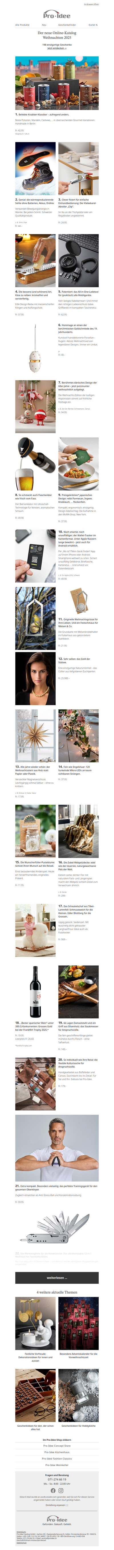 Der neue Online-Katalog: Weihnachten 2025