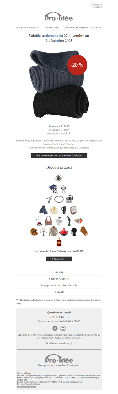 20 % sur les bas de compression en mérinos Collégien : votre promo spéciale