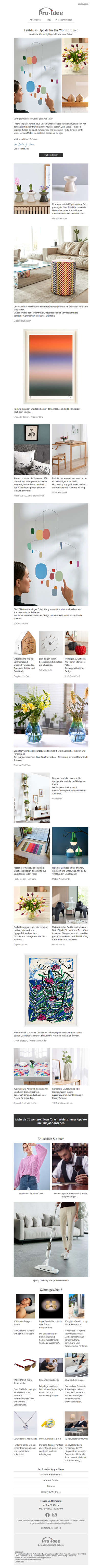 Frühlings-Update für Ihr Wohnzimmer.