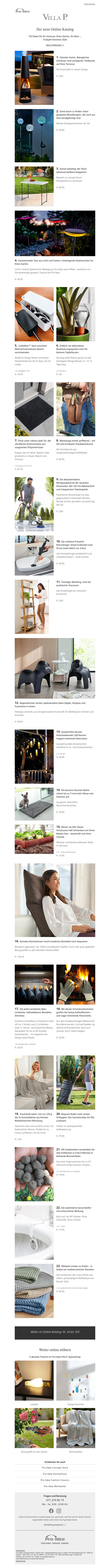 Der neue Online-Katalog: 163 Ideen für Ihr Zuhause