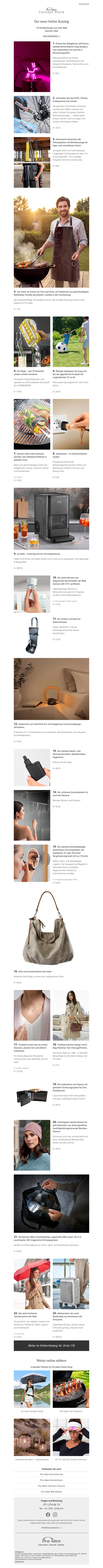 Der neue Online-Katalog: 176 Entdeckungen aus aller Welt