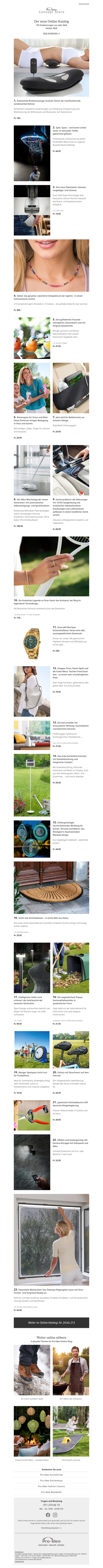 Der neue Online-Katalog: 195 Entdeckungen aus aller Welt