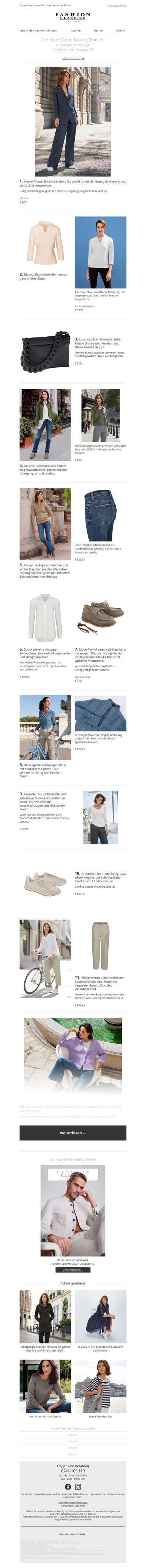 Der neue Online-Katalog | Damen