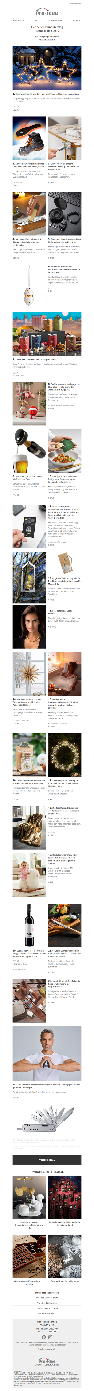 Der neue Online-Katalog: Weihnachten 2025