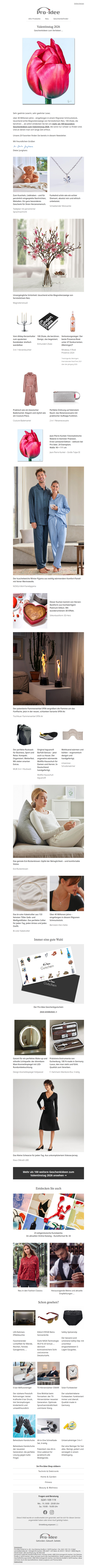 Geschenkideen zum Valentinstag 2026 ❤ Unsere 20 Favoriten