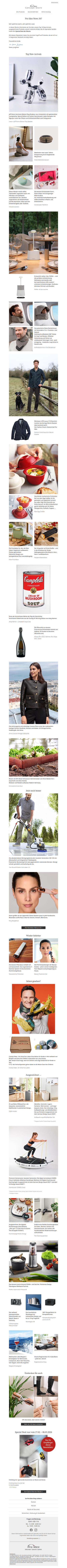 Die ikonische Balloon Dog-Skulptur +++ der exklusive Vibrationswecker +++ der Schneckenschutzzaun made in Germany