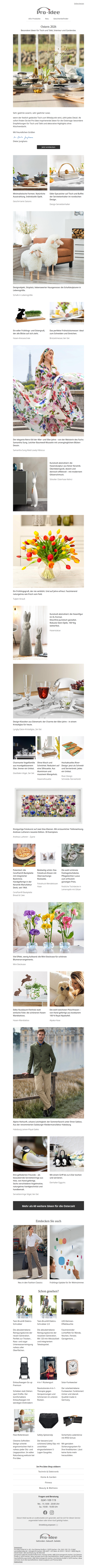 So genießen Sie die Ostertage noch mehr ...