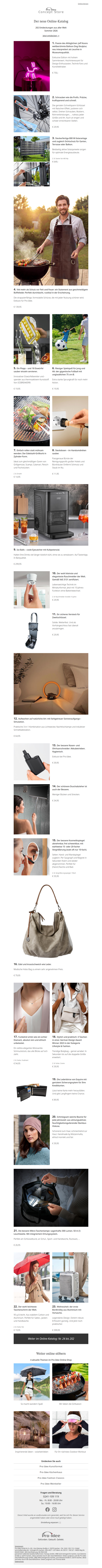 Der neue Online-Katalog: 202 Entdeckungen aus aller Welt