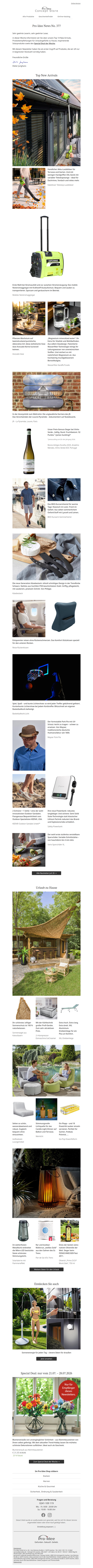 Das mobile Notstromaggregat +++ der kabellose Teleskop-Laubbläser +++ patentierte Wasserfilter-Technologie