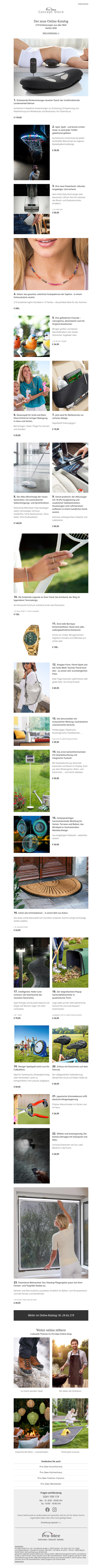 Der neue Online-Katalog: 219 Entdeckungen aus aller Welt