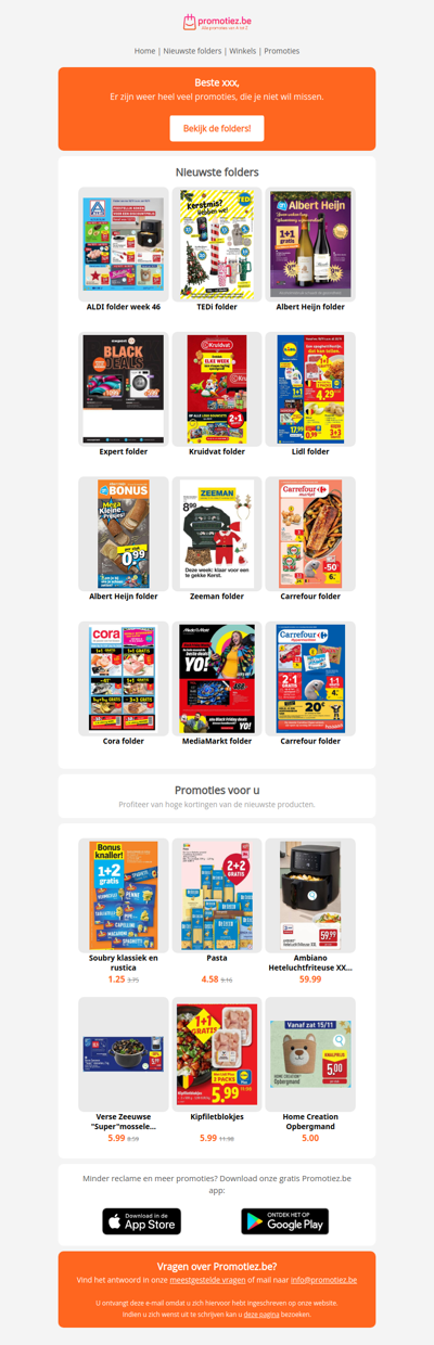 Nieuwe folders week 47