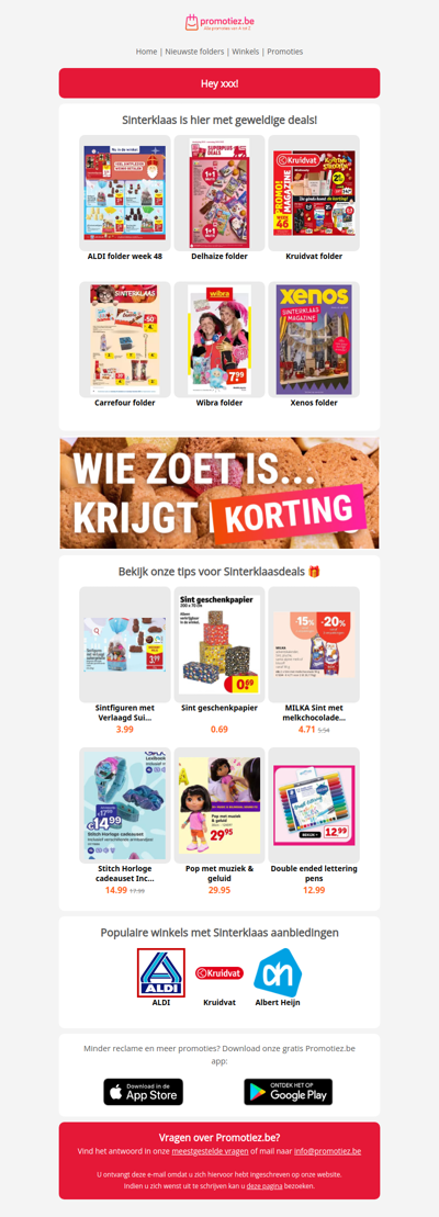 Wie zoet is krijgt korting 💝🎁