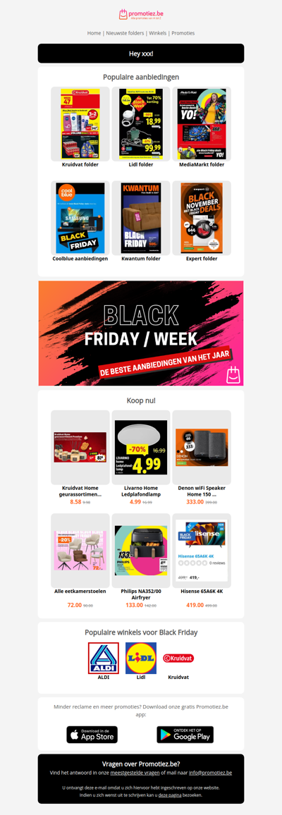 Black Friday is begonnen! 🖤