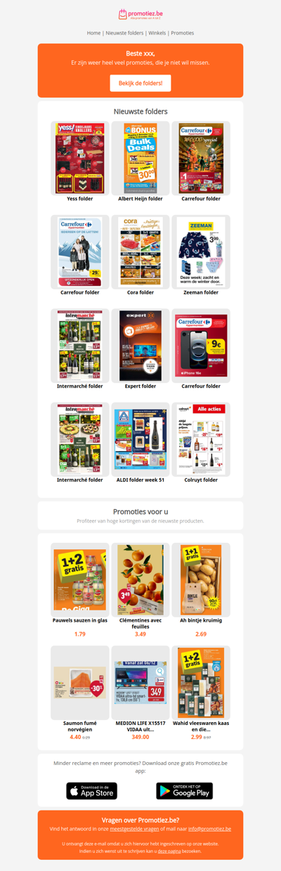 Nieuwe folders week 50