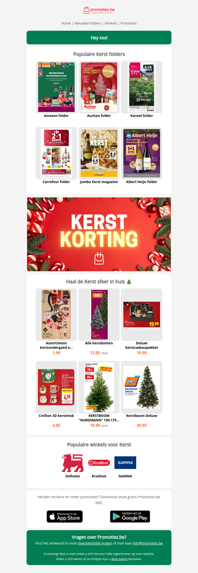 Ho Ho Hoge Kortingen! 🎄