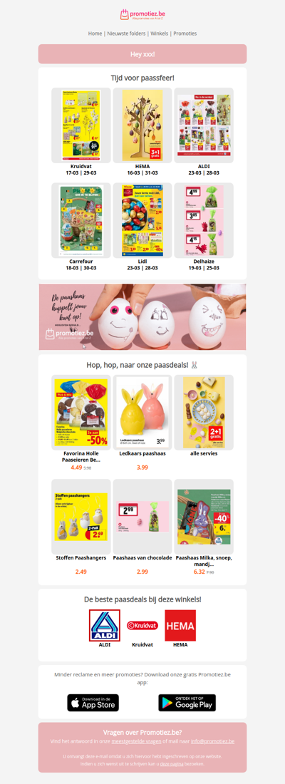 Pasen komt eraan! 🐰