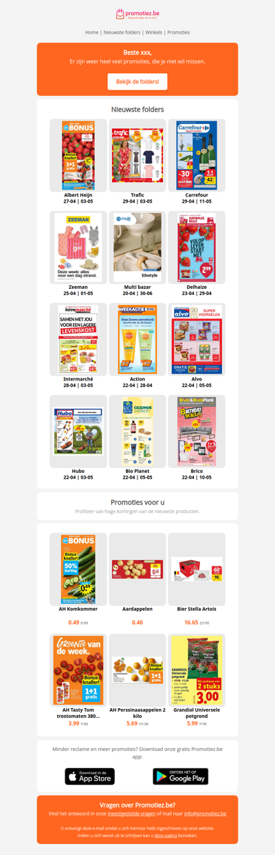 Nieuwe folders week 18