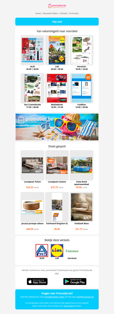 Vakantiegeld deals