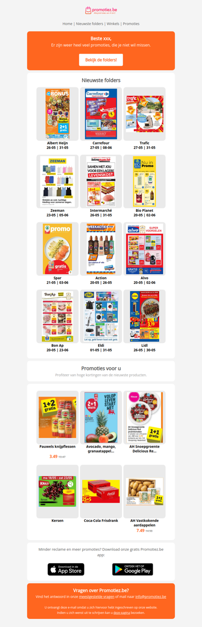 Nieuwe folders week 22