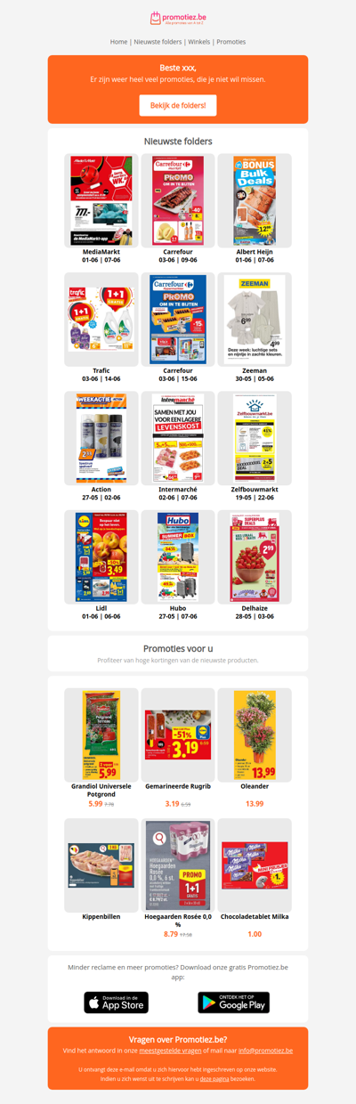 Nieuwe folders week 23