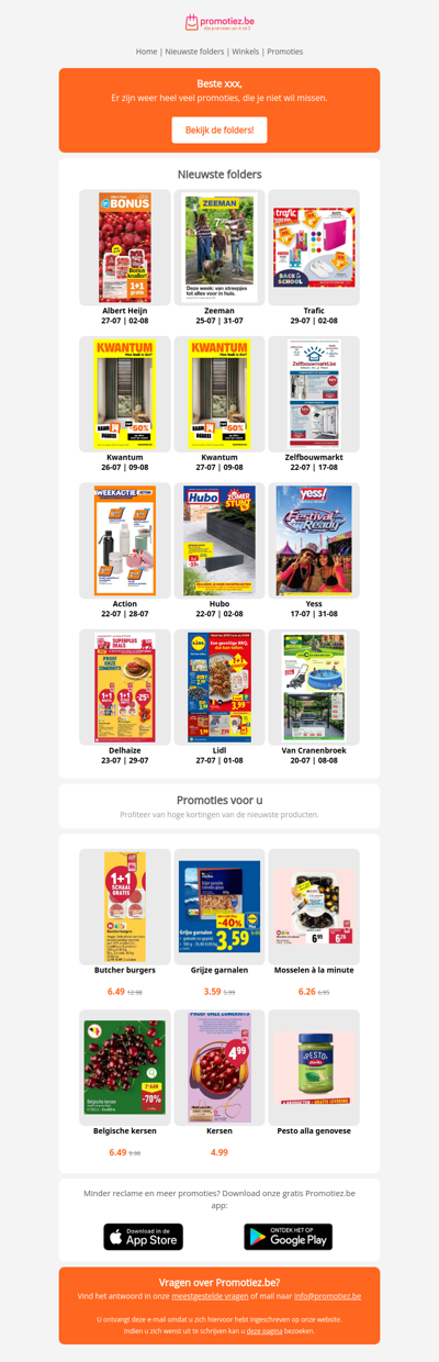 Nieuwe folders week 31