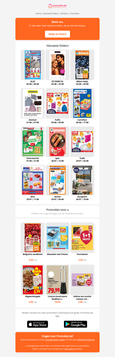 Nieuwe folders week 32