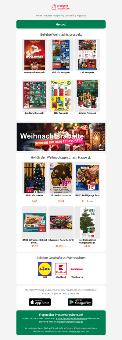 Ho Ho Hohe Rabatte! 🎄